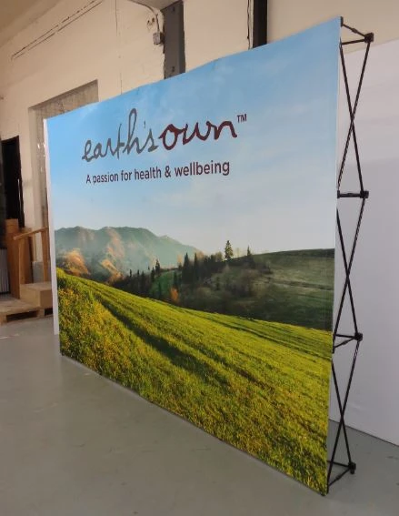 UV Printing Grey Back Display Fabric