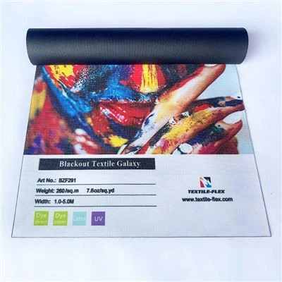 260 gsm melns aizmugures audums